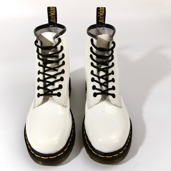 Dr. Martens 1460 Smooth Leather Lace Up Boots 90s Y2k Grunge Streetwear Workwear - Picture 4 of 12